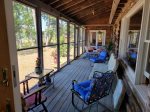 Screened Porch from living room entrance
